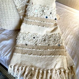 World Market Tasseled and Bedazzled Throw!